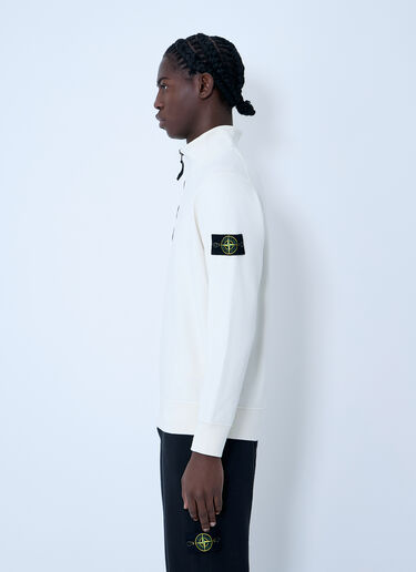 Stone Island Logo Patch Sweater Ivory sto0164086
