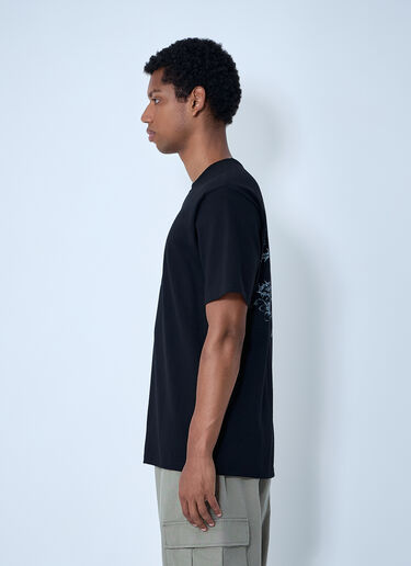 로고 모티프 티셔츠 Stüssy 로고 모티프 티셔츠 블랙 sts0161003