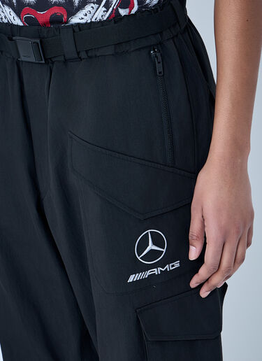 Y-3 MERCEDES Cargo Trousers with Utility Detailing Black yyy0364070
