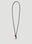 GANNI Intreccio Keyring Red gan0253065