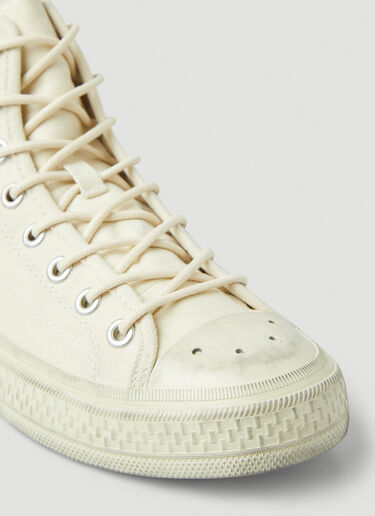 Acne Studios Ballow High Top Tumbled Sneakers White acn0248035
