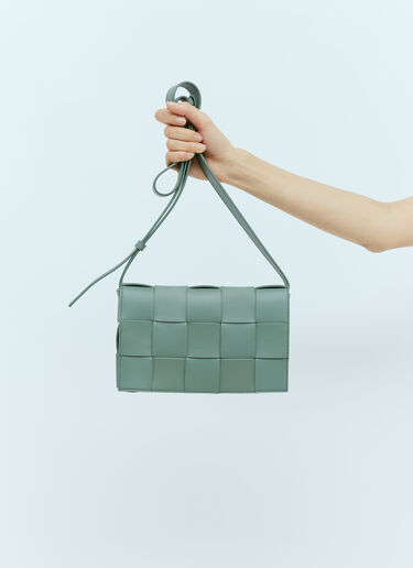 Bottega Veneta カセット ショルダーバッグ グリーン bov0255046
