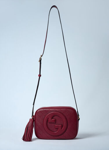 Gucci Quilted Blondie Small Shoulder Bag Red guc0258025