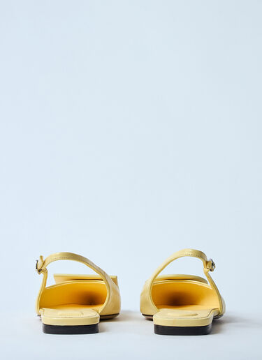 Jacquemus Les Slingbacks Duelo Pumps Yellow jac0260048