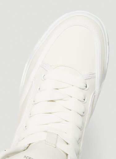 Alexander McQueen Court Graffiti High-Top Sneakers White amq0247095