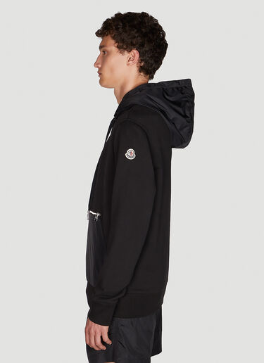 Moncler Faille 拼接连帽运动衫 黑色 mon0149025