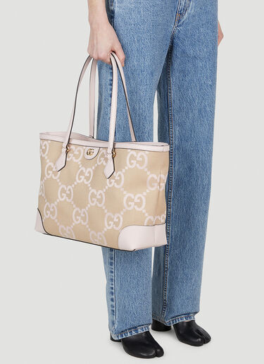 Ophidia Jumbo GG Shoulder Bag Gucci Ophidia Jumbo GG Shoulder Bag Beige guc0251260