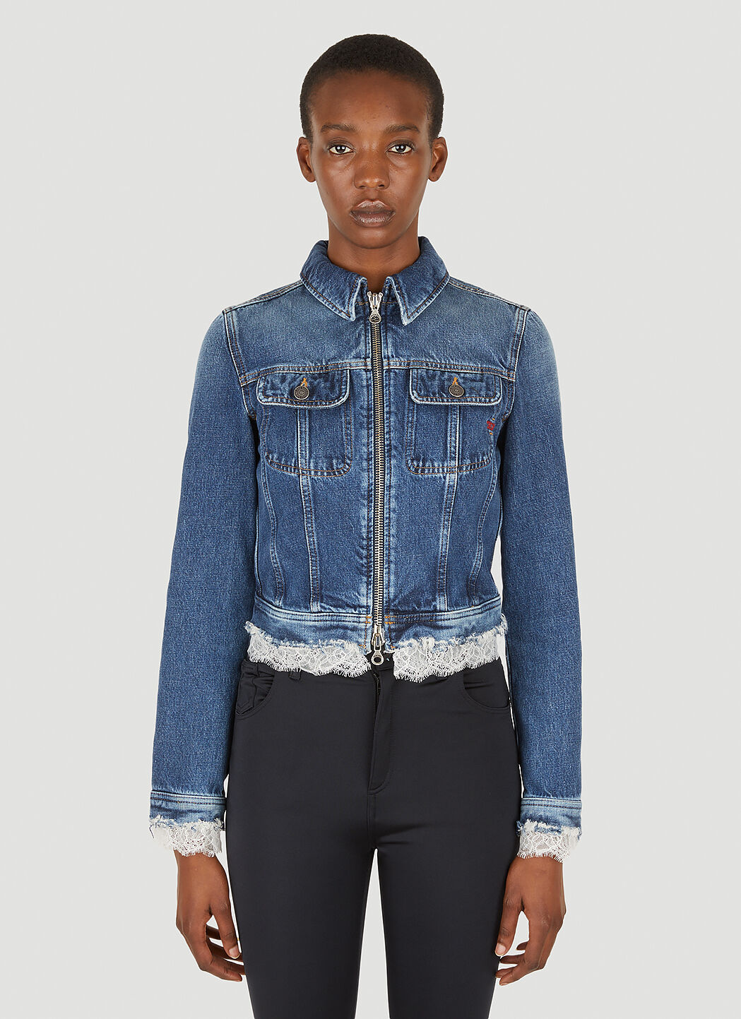 Acne studios cliff denim jacket store