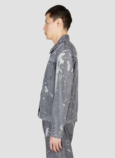 LN-CC x Non Pocket Bleached Denim Jacket Grey non0152004