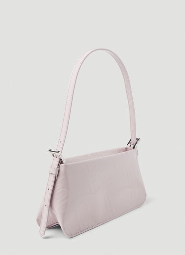 BY FAR Dulce Dawn Embossed Shoulder Bag Lilac byf0251008