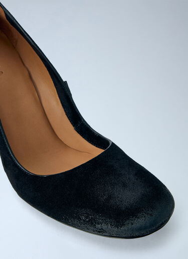 LN-CC® - Capasa Milano: Suede Stiletto Pumps - Black Capasa Milano Suede Stiletto Pumps Black cps0266007