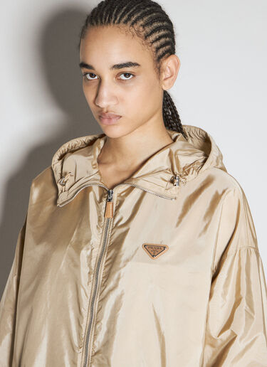 Prada Light Re-Nylon Raincoat Beige pra0256001