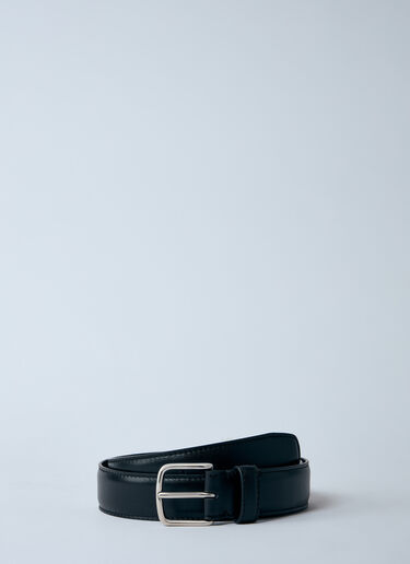 The Row Classic Leather Belt Black row0260043