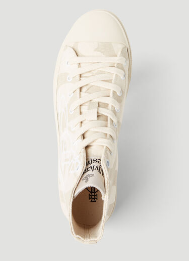 Vivienne Westwood Logo High Top Sneakers Grey vvw0253025