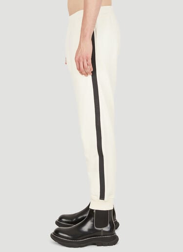 Alexander McQueen Side Stripe Track Pants Cream amq0150003