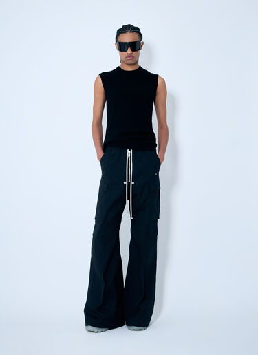 Rick Owens 벨라 카고 트랙 팬츠  블랙 ric0159017