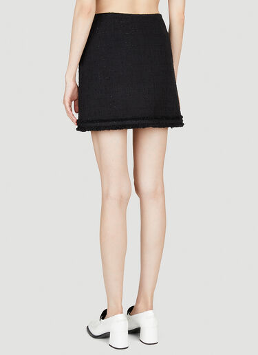 Versace Tweed Mini Skirt Black ver0255004