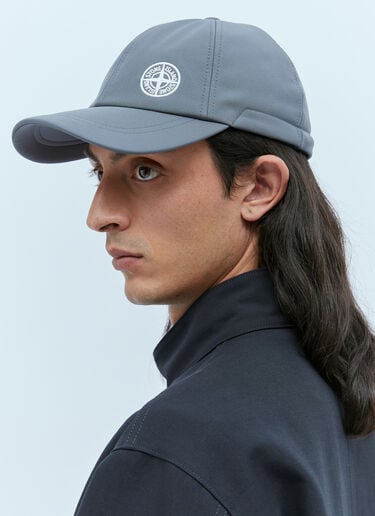 Logo Embroidery Baseball Hat Stone Island Logo Embroidery Baseball Hat Grey sto0154091
