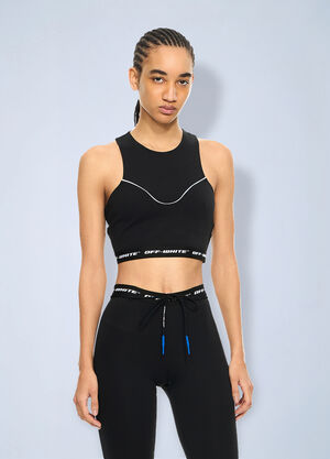 Off-White Logoband Crop Top Black ofw0264068