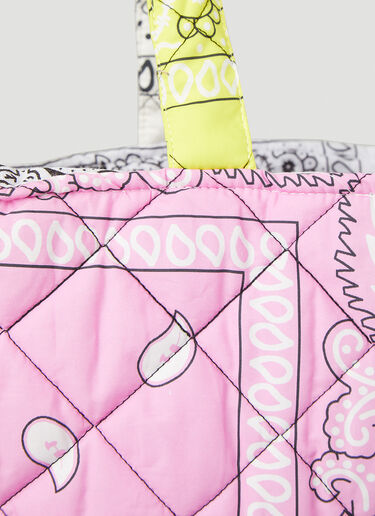Arizona Love Cabas Bandana Print Quilted Tote Bag Multicolour arz0249006