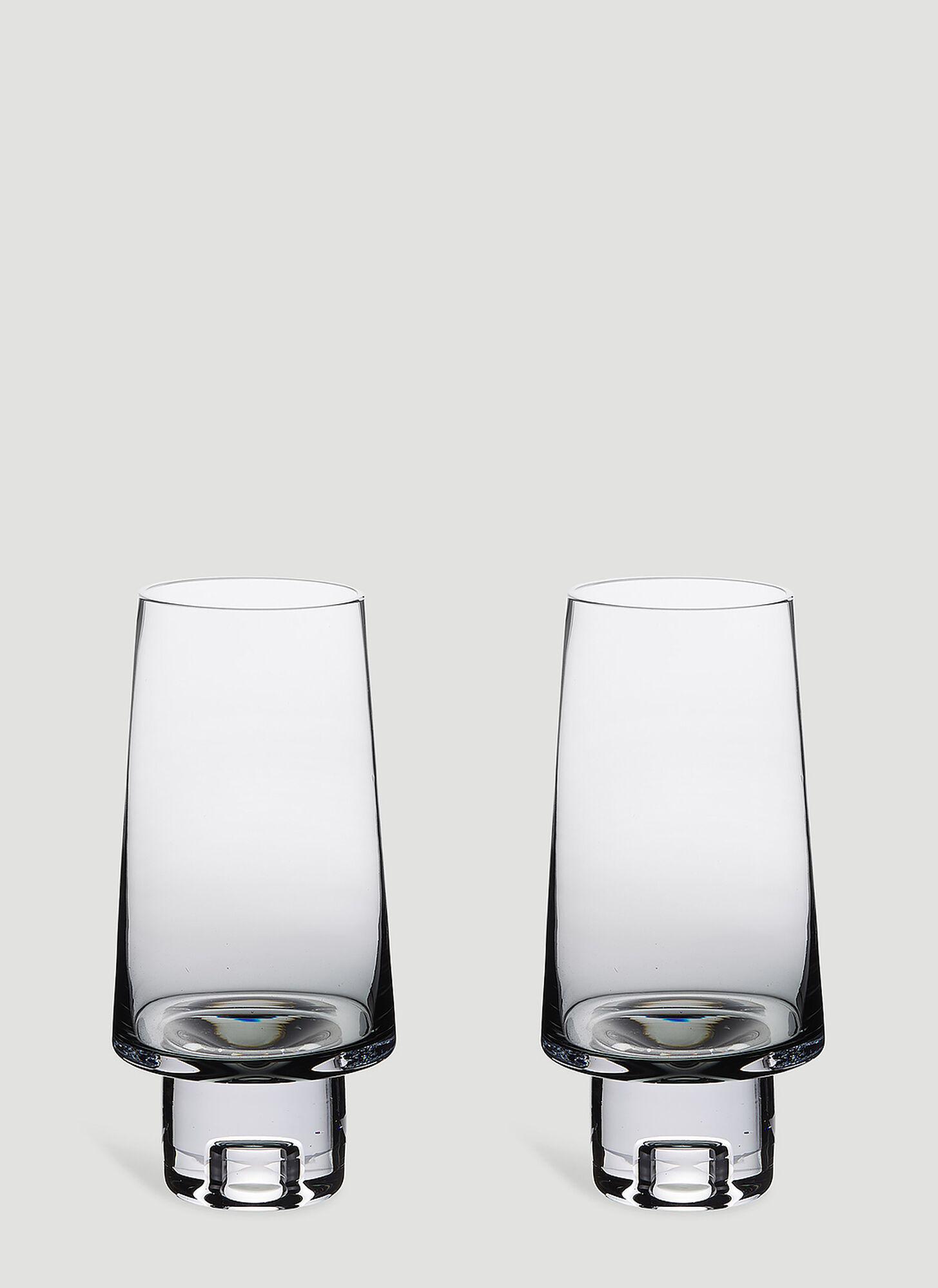 Tom Dixon Tank High Ball Set-of-two Glasses In Black