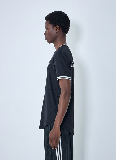 Y-3 Logo Print Jersey T-Shirt Black yyy0364040