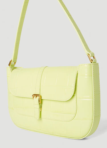 BY FAR Miranda Croc Shoulder Bag Yellow byf0252008