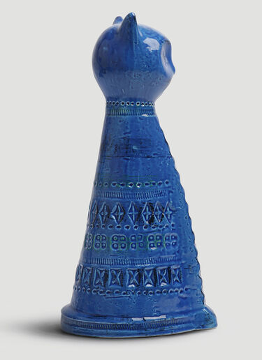 Bitossi Ceramiche Rimini Blu Tall Cat Figure Blue wps0642120