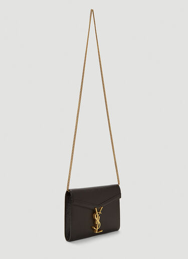 Saint Laurent Cassandra Wallet Shoulder Bag Black sla0241049