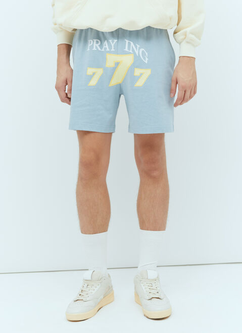 Praying 777 Track Shorts Black pry0354003