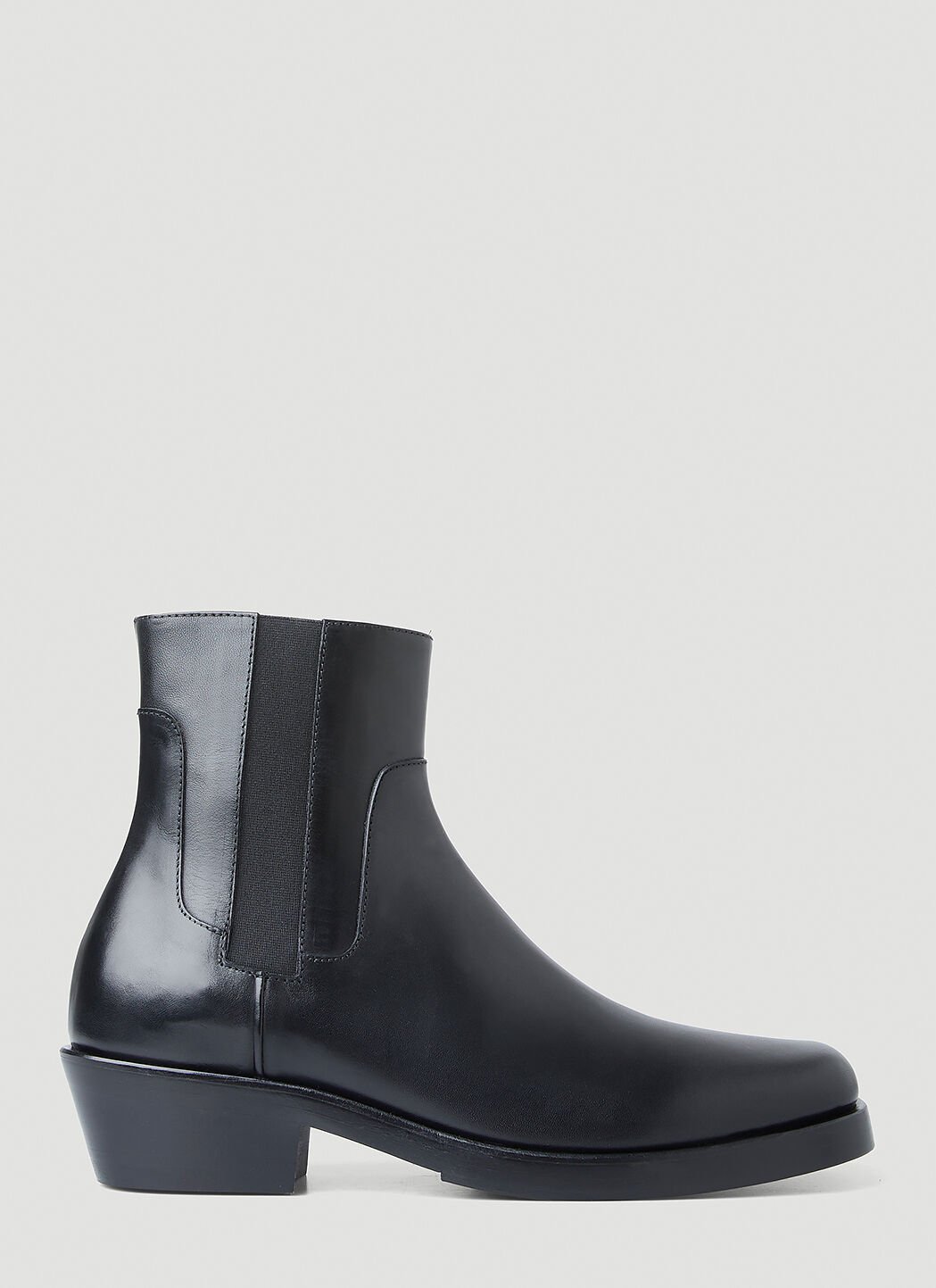 Raf Simons Western Ankle Boot in Black LN CC