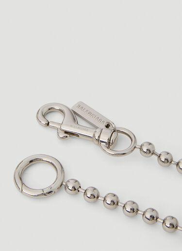 Balenciaga Skate Necklace Silver bal0151080