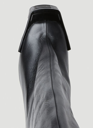 Rick Owens Oblique Platform Boots Black ric0252023