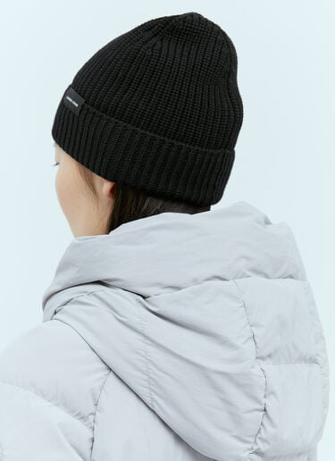 Canada Goose Rib Toque Beanie Hat Black cnd0252016