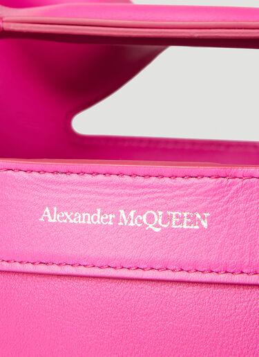 Alexander McQueen 더 보우 스몰 핸드백 핑크 amq0251011