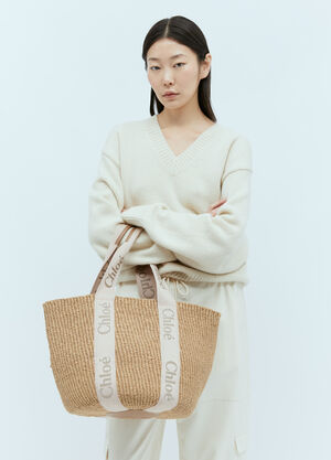 Prada Large Woody Basket Beige pra0260037