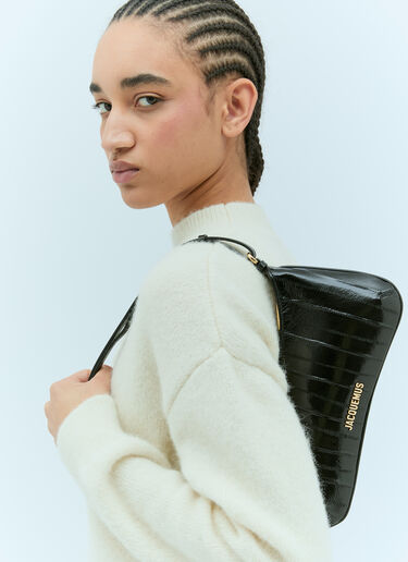 Jacquemus Le Bisou Perle 单肩包 黑色 jac0256068