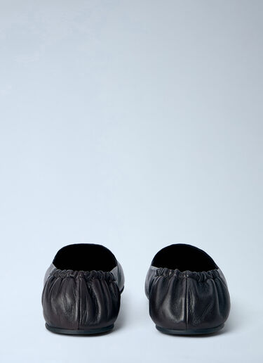 The Row Casa Slippers Dark Brown row0265018