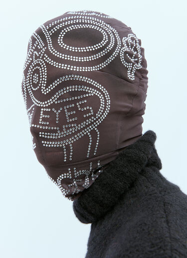 라인스톤 메시 마스크 Walter Van Beirendonck 라인스톤 메시 마스크 그레이 wlt0154039