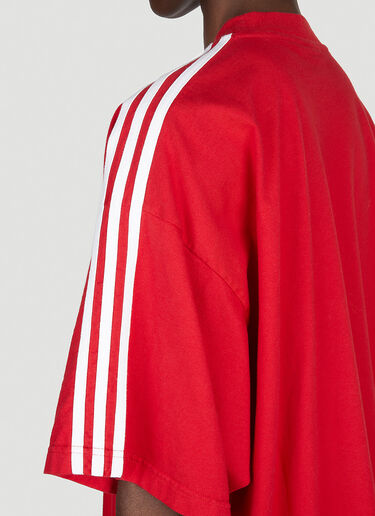 Balenciaga x adidas Logo Print T-Shirt Red axb0151013