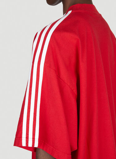 Logo Print T-Shirt Balenciaga x adidas Logo Print T-Shirt Red axb0151013