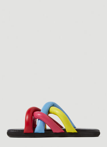 Moncler x JW Anderson Braided Sandals Red mjw0249012
