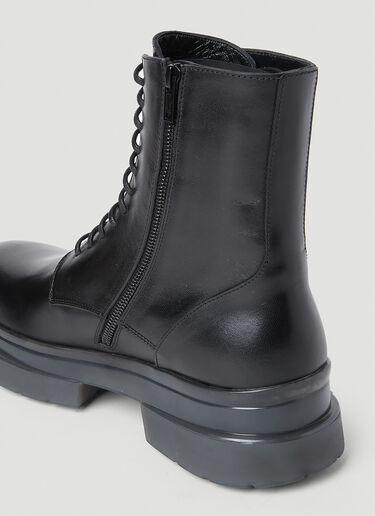 Ann Demeulemeester Koos Combat Boots Black ann0152015