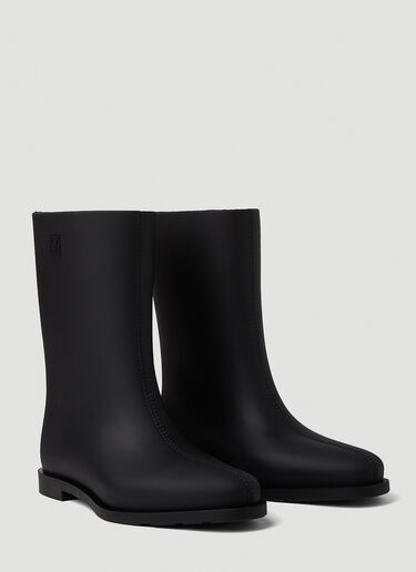 TOTEME Rain Boots Black tot0251020