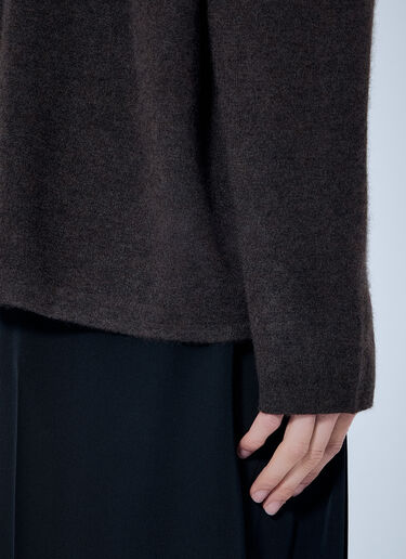 LN-CC® - The Row: Purin Cashmere Top - Brown The Row Purin Cashmere Top Brown row0266015