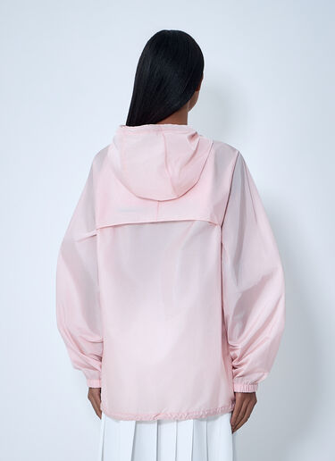 Prada Re-Nylon Hooded Windbreaker Jacket Grey pra0264032