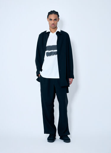 Y-3 U GFX Polo Shirt White yyy0160027