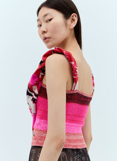 Vivienne Westwood 그래피티 보디스 레드 vvw0257017