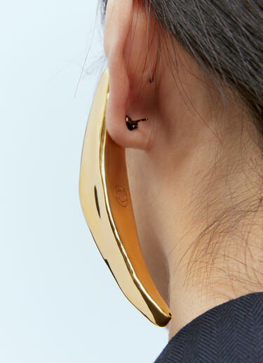 Dries Van Noten Sculptured Earpin Gold dvn0254041