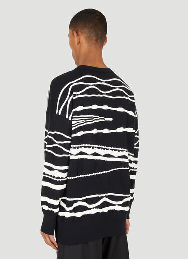 Bicolour Sweater Sulvam Bicolour Sweater Black sul0148016